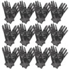 Dress Gloves Short Silver Adult Wrist Length 9” Standard 1209D