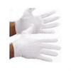 Parade Gloves White Stitched  w/ SNAPS Adult PAIR Standard 9” Men & Women 5020