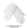 Adult White Gloves Bulk Stitched 9" Length Stretch Standard Size Men & Women 5032D