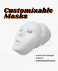 White Masks Adult Bulk with String One Size Fits All 1662D