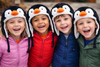 Penguin Hat Bulk Plush Animal Hats 5876A