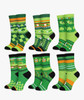St Patricks Shamrock Socks Bulk Wholesale 10"  8175