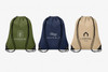 Drawstring Backpack Bags w/ Custom Logo 17" x 14" Standard Size  9270