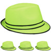 Wholesale Green Hats  | Bulk Green Fedoras | 5532D Adult Size