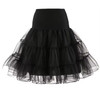 Black Petticoat Wholesale | Black Petticoat Bulk | Double Layer Tulle 12 PACK  | WS8218D