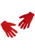 12 PACK PAIR Child Red Costume Gloves Polyester WS5033D