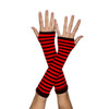 Black and Red Striped Arm Warmer  12 PACK WS1251D