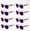 American Flag Sunglasses | Iconic 80's Style | Bulk Adult WS1061D