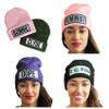 Custom Beanie Hats | Personalized Winter Beanie Hats | Slang Beanies® Ribbed Comfort Knit Hats 10+ Colors 10722