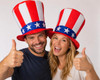 Jumbo Patriotic Hat 4th of July Uncle Sam 5925D