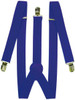 Blue Suspenders Bulk Wholesale Clip On Elastic 1292D