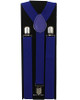 Blue Suspenders Bulk Wholesale Clip On Elastic 1292D