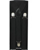 Black Suspenders Bulk Wholesale Clip On Elastic  1200D