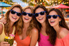 Nautical Navy Blue Adult 80 Style Sunglasses 1078