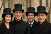 Top Hat Black Felt 1350D