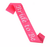 Bridesmaid Sashes | Bridal Sash | for Personalized Weddings Satin Quality  60" (Fonts in Picture Gallery)