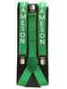 Elastic Suspenders Customized | In Many Colors Adult & Kids Sizes | (Fonts in Picture Gallery)