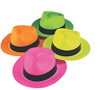Plastic Fedora Hats | 12 PACK | Party Hats for Adults | 1301P Adult Size