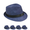 Bright Colorful Sun Hats |  Fedora Pick Color Dozen 1328DZC Bright Colorful Sun Hats |  Fedora Pick Color Dozen 1328DZC