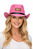 Pink Cowboy Hats Bulk |  Adult 1480P