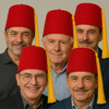 Custom Fez Hats | Shriner Fez | Adult Red w/ Yellow Tassel C109