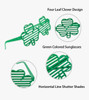 St Patricks Irish Shamrock Sunglasses 7110D