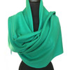 Kelly Green Pashmina Scarf Shawl 100% Fine Wool Mix 20+ Colors  28" x 78" 2118K