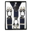 Black Industrial Suspenders | 2 INCH Adjustable up to 80" 15034B