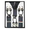 Navy Industrial Suspenders | 2 INCH Adjustable up to 80" 15034N