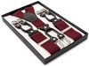Burgundy Industrial Suspenders | 2 INCH Adjustable up to 80" 15034BUR