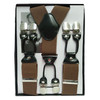 Brown Industrial Suspenders | 2 INCH Adjustable up to 60" 15034BR