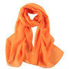 Orange Long Sheer Chiffon Scarf   21" x 60" 2134OR