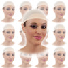 Hair Nets Bulk | Tan/Nude 100 Pack 12" Width for Foodservice/Hospitals  218EF