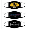 Custom Face Masks | 100% Cotton Adult Size 10+ Colors Double Layer Soft Cotton Elastic Ear Straps No Minimum