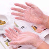 Pack of 500 | Clear Plastic Disposable Gloves | Powder Free Multipurpose Plastic Gloves, Food Service Gloves