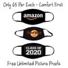 Kids Customized Cotton Face Masks | Black Double Layer Soft Cotton No Minimum70001KC