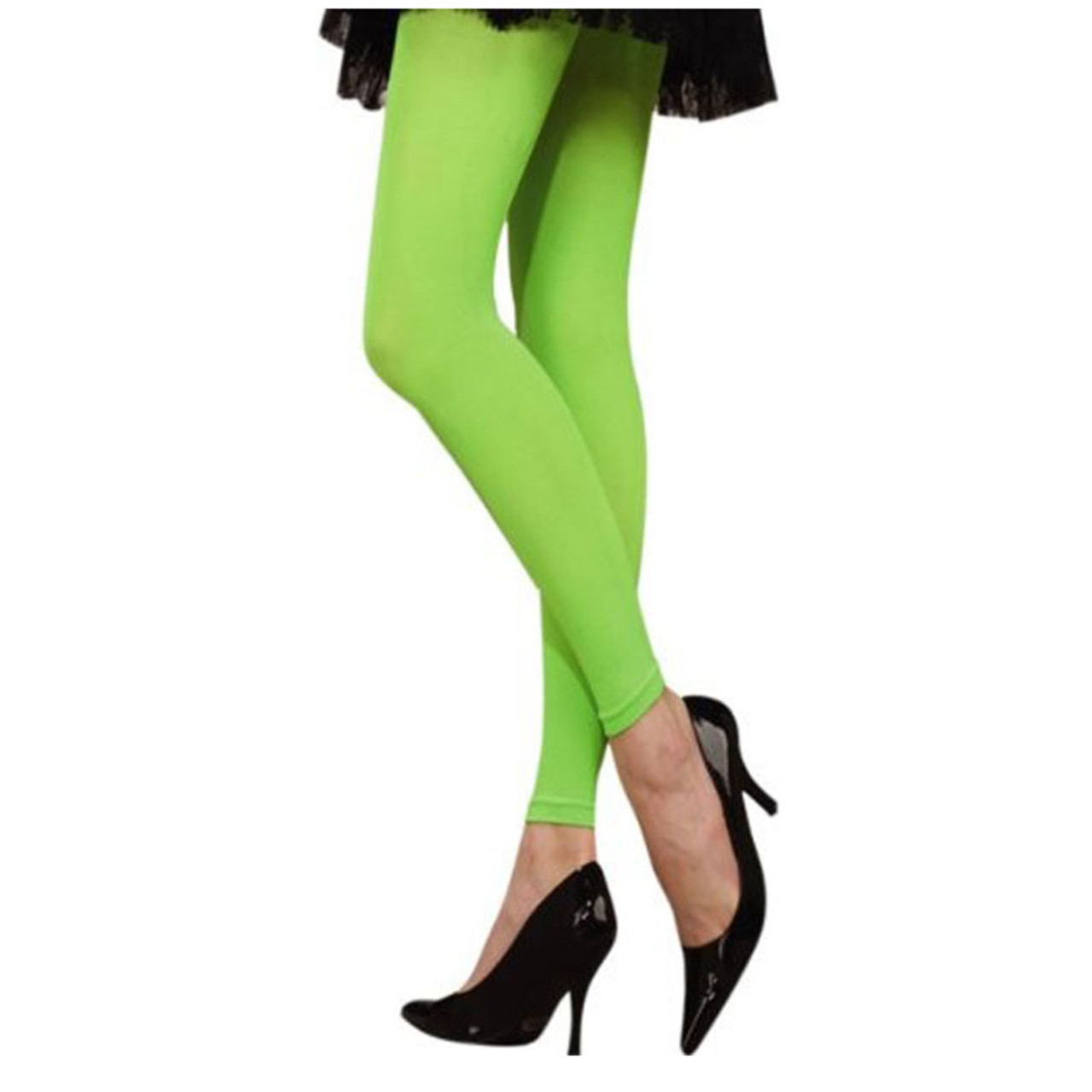 Neon Green Leggings by Moonshine Paradise | Society6