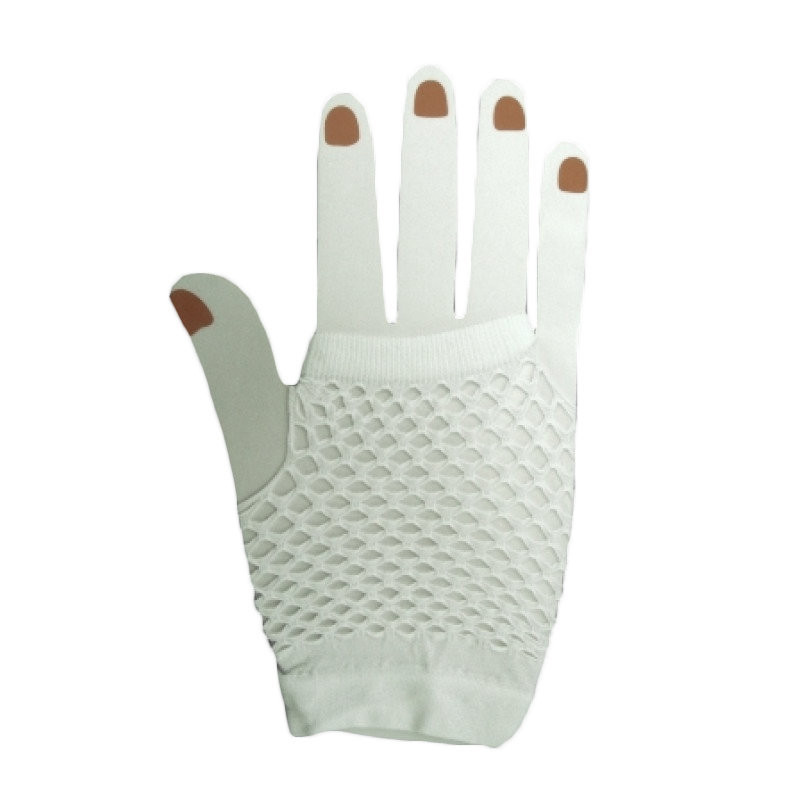 80's Short Gloves White 1240