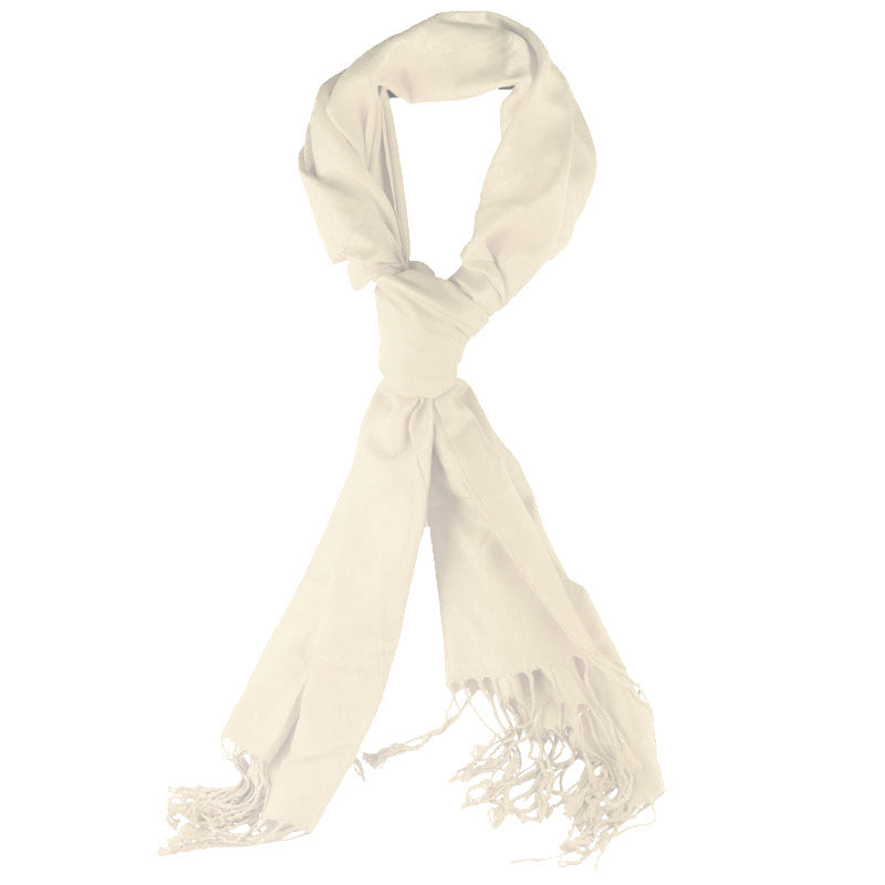 ivory pashmina shawl
