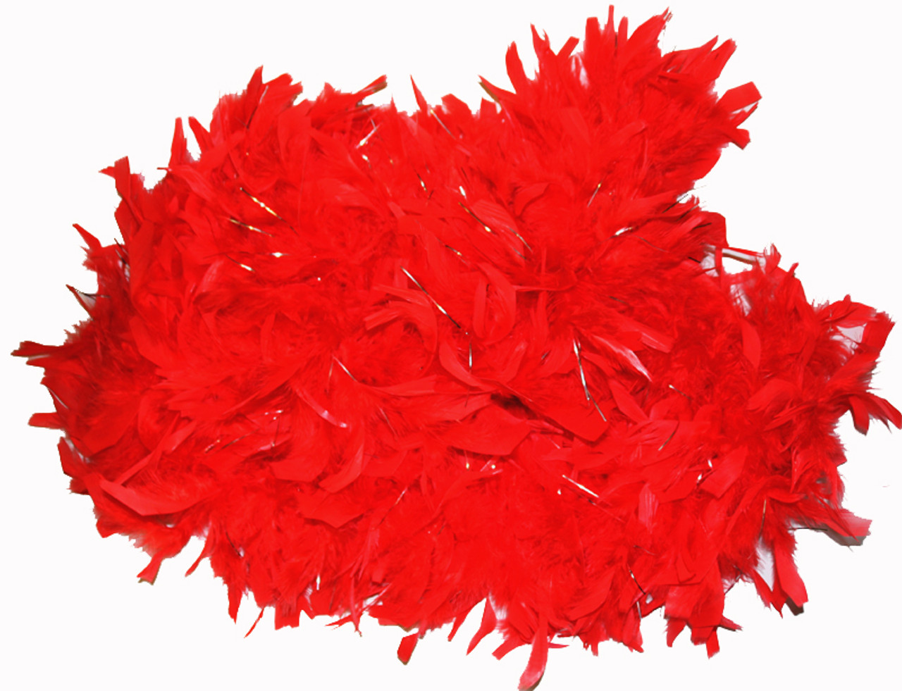 Red feather Boa