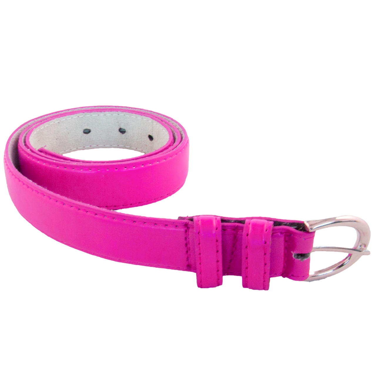 12 PACK Hot Pink 1 Inch Skinny Belts Mix Sizes 2628AH