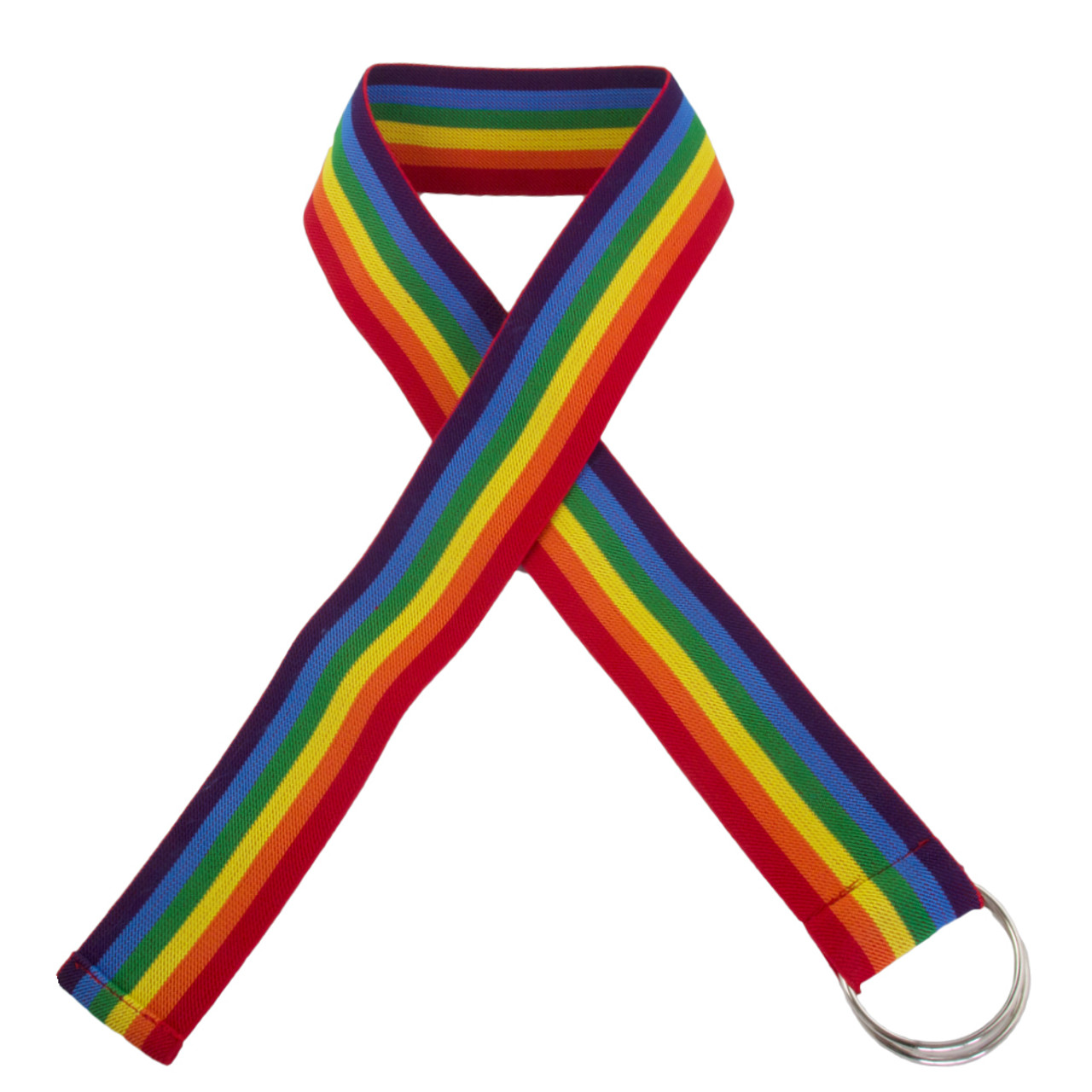 Rainbow Stretch DRing Belt 2681 Private Island Party