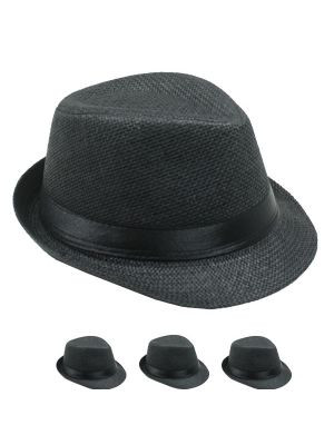 12 PACK Boys Fedora Kids Fedora Wholesale Child Hats 1558D