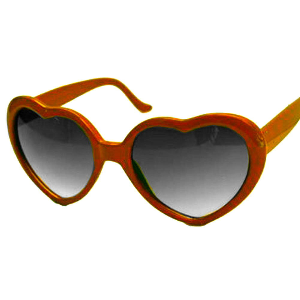Orange Child Lolita Heart Shape Sunglasses 1022 Private Island Party