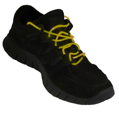 Flashing LED Shoelaces Green 1869