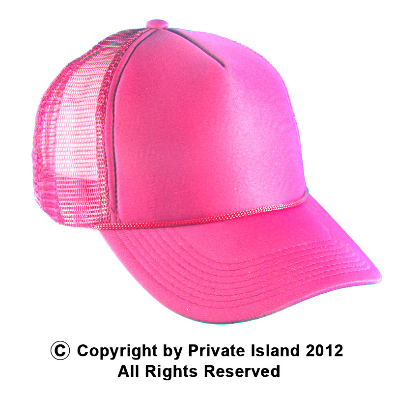 Pink Trucker Caps | Privateislandparty.com