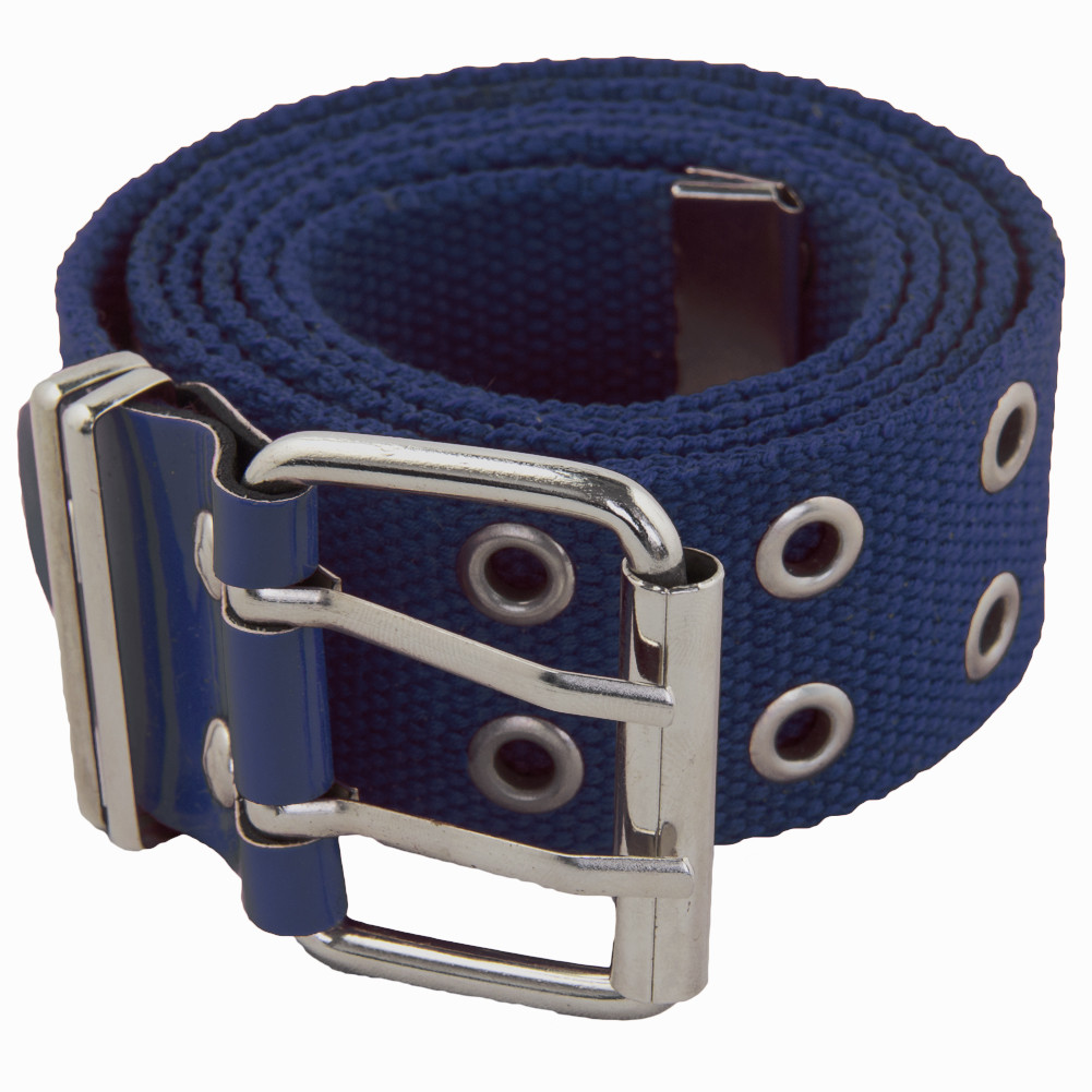 Grommet Belts Navy Canvas Two Hole Mix Sizes Dozen 2288A