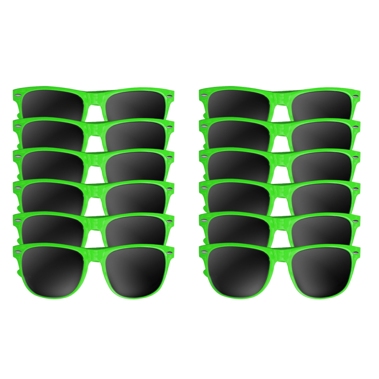 Bulk Wholesale Lot - Neon Party Sunglasses - Funny Party hats 