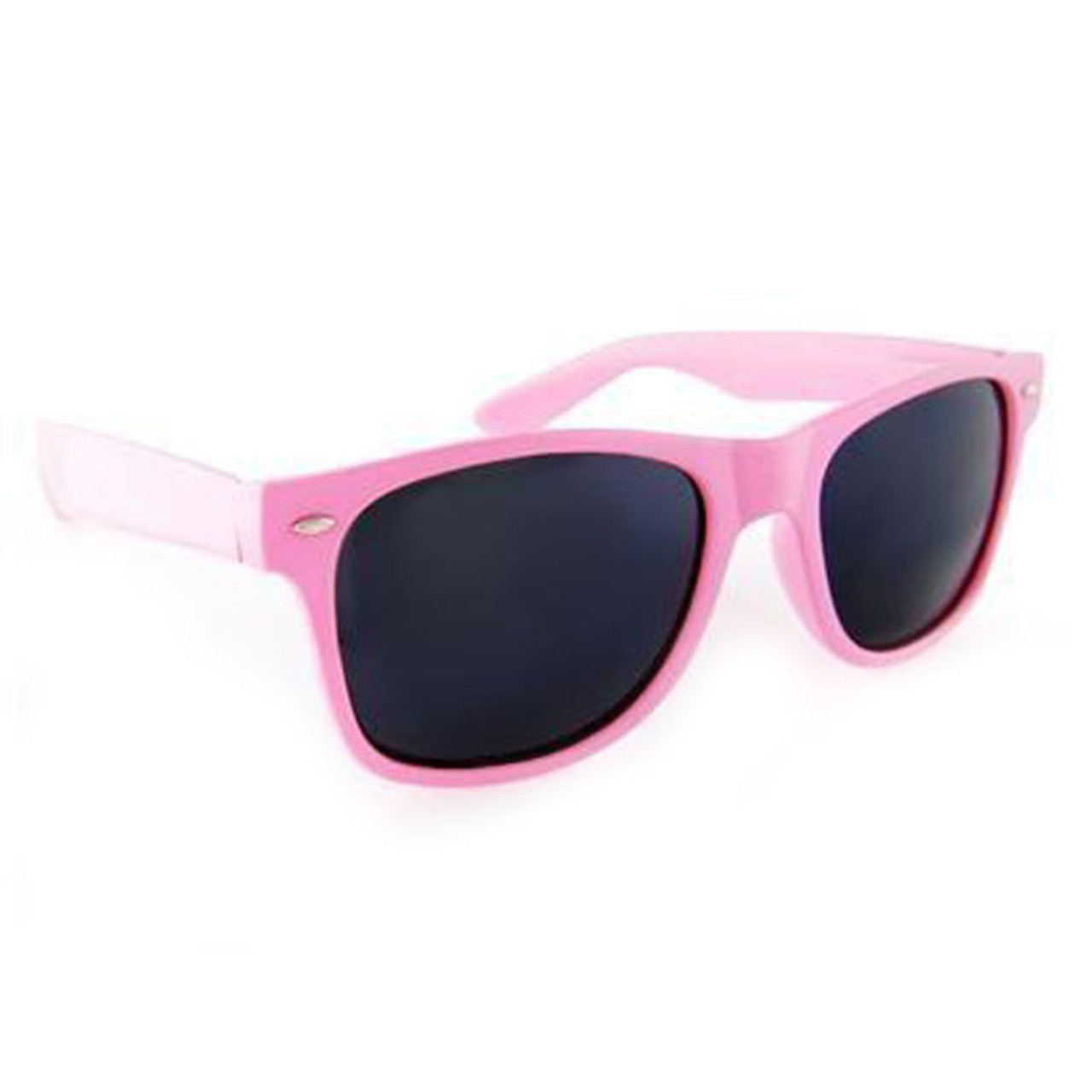 Light Pink Sunglasses Iconic 80's Style Adult 12 PACK 1074D - Private ...