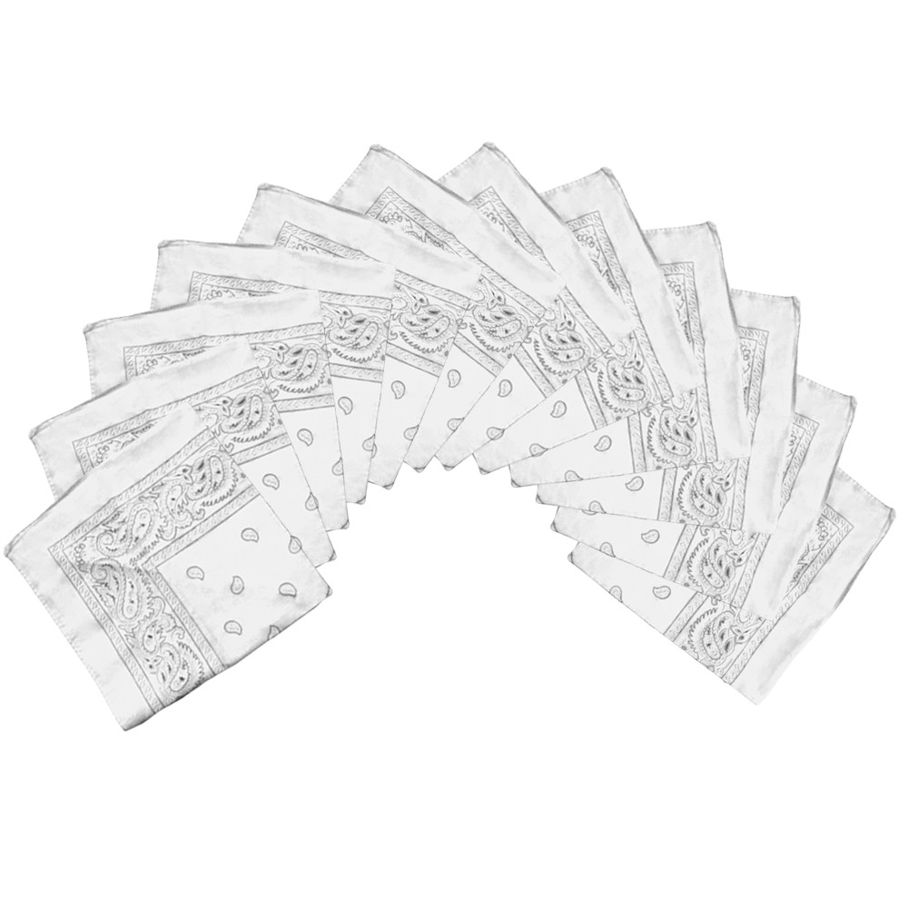 thumbnail image 2 of 100% Cotton Solid Bandana – 22 X 22 Inches – Wide Selection Of Colors Available 2 of 5